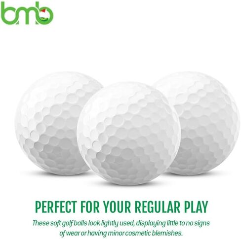 Used Store Golf Balls Bulk - White Used Golf Ball Set – Accessories for Men & Women - Reusable White – Long Distance – Ideal Gifts for Golfers in Saudi Arabia