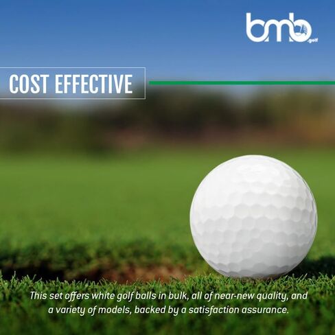 Used Store Golf Balls Bulk - White Used Golf Ball Set – Accessories for Men & Women - Reusable White – Long Distance – Ideal Gifts for Golfers in Saudi Arabia