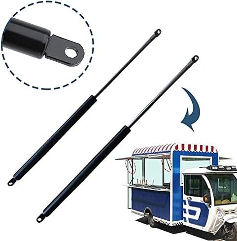 Jutta Caravan Motorhome Replacement Gas Struts, Pair for Seitz Dometic Heki 2 (E015), Black, Rear in Saudi Arabia