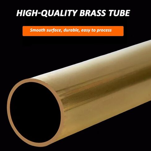 أنبوب مستدير النحاس ، 2 pcs 500mm طول النحاس النحاس أنبوب OD 4.5 مم ، 5 مم ، 5.5 مم النحاس أنابيب DIY ، 4.5 مم*0.75 مم (5 مم*0.75 ملم) in Saudi Arabia