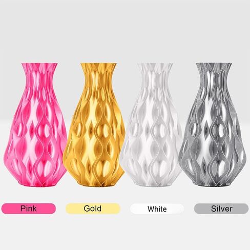 Silk PLA 3D Printer Filament Filajoy3D 3D Printing Filament 1.75mm 250g Dimensional Accuracy +/- 0.03mm for Most FDM 3D Printers Silver in Saudi Arabia