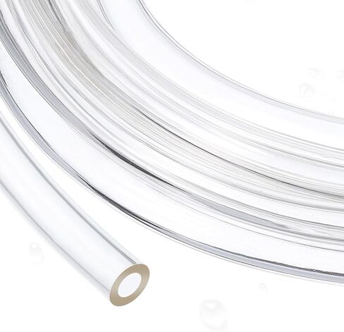 أنابيب UXCELL PVC ، معرف 32 مم × 38 مم OD - 6 أقدام طول ماء فينيل صافٍ ، أنبوب مياه مرن بلاستيكي خفيف الوزن لعلم المائية ، خرطوم الهواء ، الري in Saudi Arabia