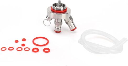 موزع البيرة Mini Beer ، كرة مقاوم للصدأ مقاوم للصدأ Beer Beer Entep Tap Homebrew Tool Draft System مع تصميم خيط قياسي لـ 2L 3.6L 5L LEGH in Kuwait
