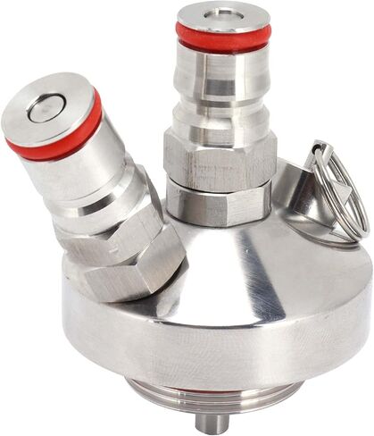 موزع البيرة Mini Beer ، كرة مقاوم للصدأ مقاوم للصدأ Beer Beer Entep Tap Homebrew Tool Draft System مع تصميم خيط قياسي لـ 2L 3.6L 5L LEGH in Kuwait