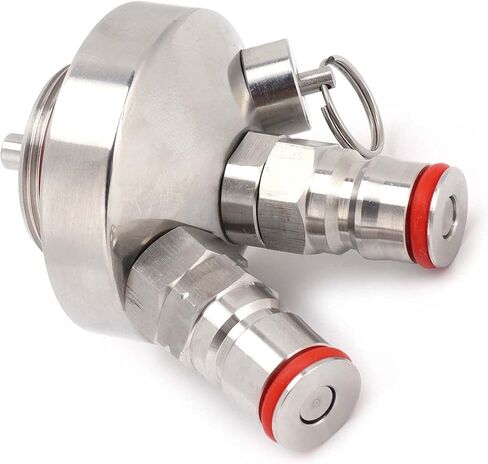موزع البيرة Mini Beer ، كرة مقاوم للصدأ مقاوم للصدأ Beer Beer Entep Tap Homebrew Tool Draft System مع تصميم خيط قياسي لـ 2L 3.6L 5L LEGH in Kuwait