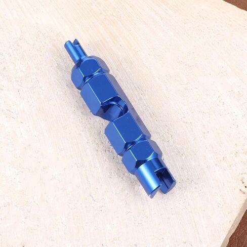 صمامات إصلاح صمامات الصمامات الصمام الصمام الصمامات أداة مزيل Core Remover لـ Schrader و Presta Valves Mountain Bickle و Road Bike (Blue) in Kuwait