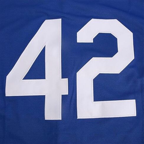 Men's Black Legend #42 Button Down Jersey 90s Hip Hop Baseball Jersey Stitched 3X-Large in Saudi Arabia