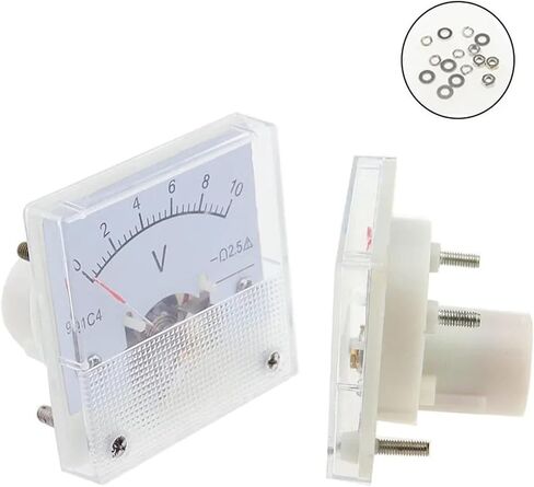 91C4-V DC Pointer Type Voltage Meter 3/5/10/15/20/30/50/100/150/250/450V Analog Mechanics Plate Table 1Pcs(100V) in Saudi Arabia