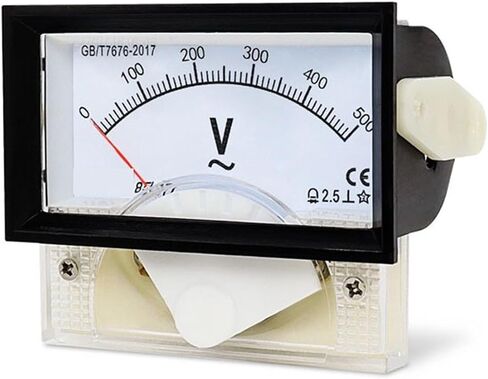 85L17 AC Voltmeter Pointer 5V 10V 15V 20V 25V 30V 50V 75V 100V 150V 200V 300V 450V 500V 600V 1Pcs(AC 15V) in Saudi Arabia