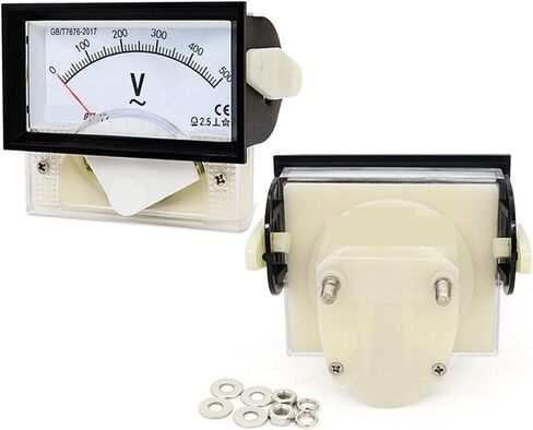 85L17 AC Voltmeter Pointer 5V 10V 15V 20V 25V 30V 50V 75V 100V 150V 200V 300V 450V 500V 600V 1Pcs(AC 15V) in Saudi Arabia