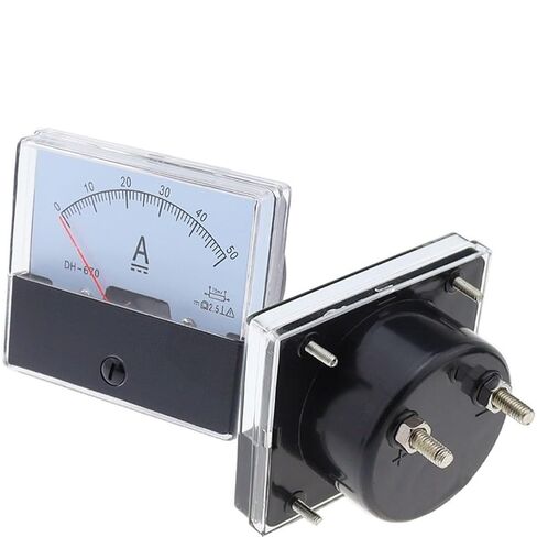 Amp Meter DH-670 DC Ammeter Gauge Current Panel Ampere Tester Dc DC1A 2A 3A 5A 15A 30A 50A 100A 1Pcs(DC 500A(75mV)) in Kuwait