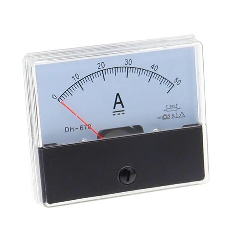 Amp Meter DH-670 DC Ammeter Gauge Current Panel Ampere Tester Dc DC1A 2A 3A 5A 15A 30A 50A 100A 1Pcs(DC 500A(75mV)) in Kuwait