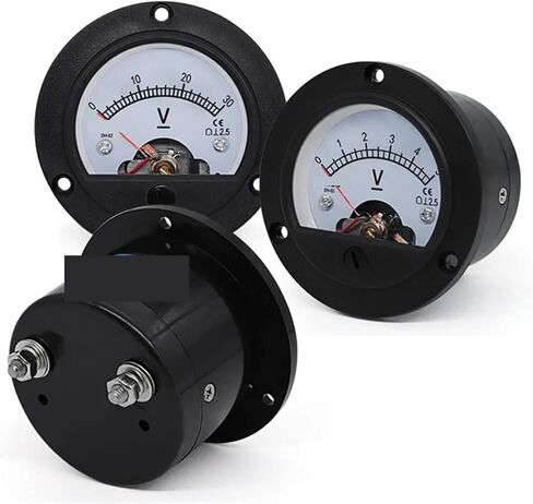 DH-52 DC Voltmeter Pointer Meter DC1V 2V 3V 5V 10V 15V 20V 25V 30V 50V 75V 100V 150V 200V 300V 450V 500V 1PCS (600V) in Saudi Arabia