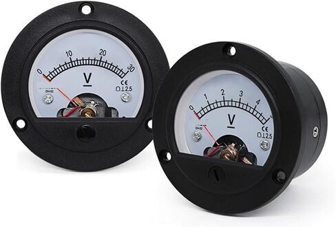 DH-52 DC Voltmeter Pointer Meter DC1V 2V 3V 5V 10V 15V 20V 25V 30V 50V 75V 100V 150V 200V 300V 450V 500V 1PCS (600V) in Saudi Arabia