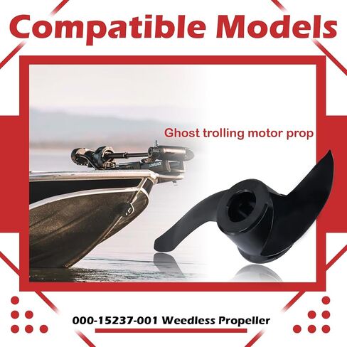 kefly 000-15237-001 Propless Prop ، Black Ghost Trolling Motor Propeller in Kuwait