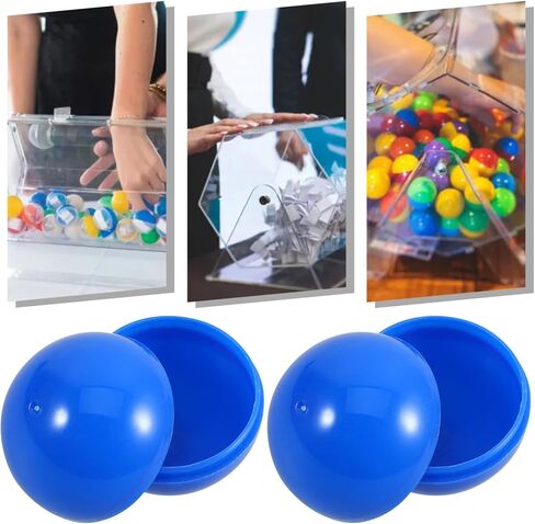 Cabilock Gumball Vending Machine Capsules 50pcs 1.18in Hollow Bingo Balls,Pinata Stuffers DIY Craft Supplies Props for Holiday Party in Kuwait