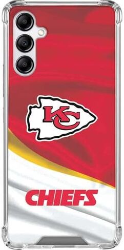 Skinit Clear Phone Case متوافقة مع Galaxy A14 5G - تصميم NFL Kansas City Chief المرخص رسميًا in Saudi Arabia
