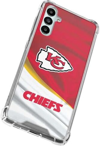 Skinit Clear Phone Case متوافقة مع Galaxy A14 5G - تصميم NFL Kansas City Chief المرخص رسميًا in Saudi Arabia