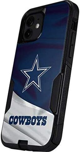Skinit Decal Phone Skin Compatible with OtterBox Commuter Case for iPhone 12 - Officially Licensed NFL Dallas Cowboys Design in Saudi Arabia