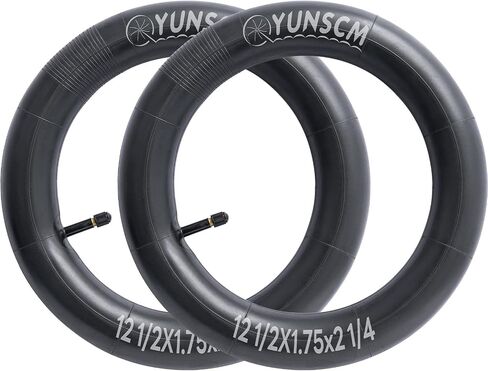 2-Pcs 12 1/2" Bike Tubes 12 1/2X1.75x2 1/4 SV32mm Schrader Valve Bicycle Inner Tubes Compatible with 12x1.75/2.25 12.5x1.75/2.25 12 1/2x2 1/4 Kid Bike Tire Tubes in Saudi Arabia
