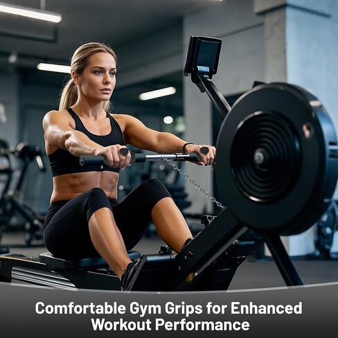 Anti-Slip Workout Grips| Ergonomic Rubber Fat Gripz| Fingerless Non Slip Gryp Weight Grip for Men & Women| Ryptfit Grips for Lifting, Pull-Ups, Pull Bars, Dead Lift & Strength Training. in Saudi Arabia