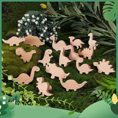 Olycraft 16pcs مقابض خشبية من الخشب الخشبية الخشبية. in Saudi Arabia