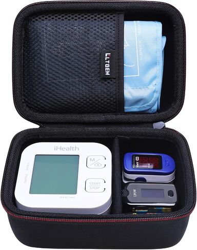 حالة LTGEM متوافقة مع IHEALth Track Monitor Smart Appros Arm Press Monitor ، Black in Kuwait