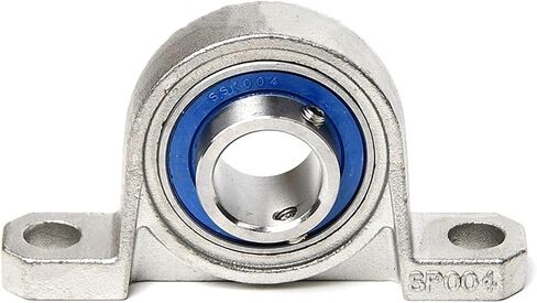 1pcs Zinc Alloy Diameter 8mm to 30mm Bore Ball Bearing Pillow Block Mounted Support SKP000 SKFL000 001 002 003 004 005 006 007(Gold,SKFL005) in Saudi Arabia