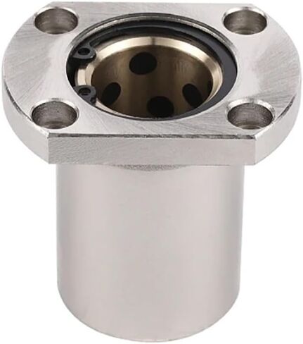 2pcs الفولاذ الخارجي من النحاس النحاس النحاس تقليم الخطية LMH8UU 10 12 16 20 25 30 35UU (LM12UU) in Saudi Arabia