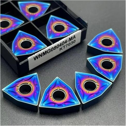 Nano Blue WNMG080404 WNMG080408 أداة التحول الخارجية Carbide إدراج CNC Tool WNMG 080408 إدراج الدوران (WNMG080404-MA KT7030) in Saudi Arabia
