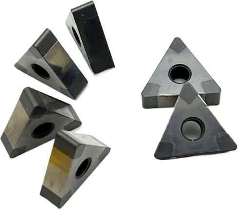 CBN Diamond Insert TNMG160404 TNMG160408 CBN Cubic Boron Nitride superhard quenched Steel CNC Precision Turning(2pcs-TNMG160408-6N) in Saudi Arabia