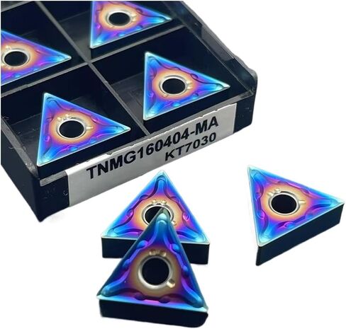 1pc Nano Blue TNMG160404 TNMG160408 External Turning Tool Carbide Insert CNC Cutting Tools HRC TNMG 160408 Turning Tool(TNMG160408-MA KT7030) in Saudi Arabia