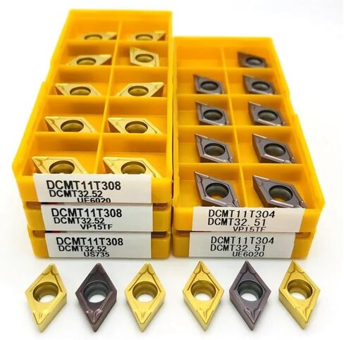 DCMT070204DCMT11T304DCMT108T308VP15TF US735 UE6020 أدوات تحول خارجية أدوات مخرطة مخرطة Carbide CARBIDE in Saudi Arabia