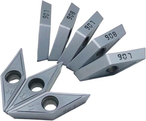 10pcs VCMT160408 VCMT160404 SM IC907 أداة تحول المعادن CNC أداة مخرطة أداة القطع القابلة للفهرسة VCMT 160408 (VCMT160404 SM IC908) in Saudi Arabia