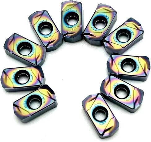 1pcLNMU0303 high-Performance Fast-Feed milling Insert Carbide Tool LNMU 0303 Hardened Steel Stainless Steel Turning Tool(10PCS(1box)) in Saudi Arabia