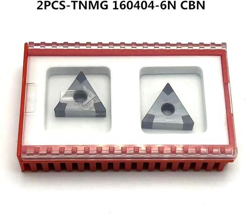 CBN Diamond Insert TNMG160404 TNMG160408 CBN Cubic Boron Nitride superhard quenched Steel CNC Precision Turning(2pcs-TNMG160408-6N) in Saudi Arabia