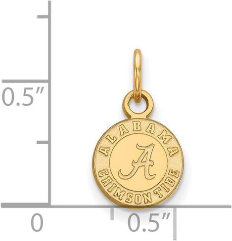 Alabama Extra Small (3/8 Inch) Pendant (14k Yellow Gold) in Saudi Arabia