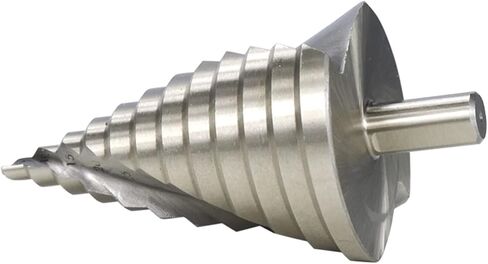 Step Drill Bit 6-60mm Spiral Groove Wood Metal Hole Round Shank Step Cone Drill Bit 1Pcs(1pc 6-60mm) in Saudi Arabia
