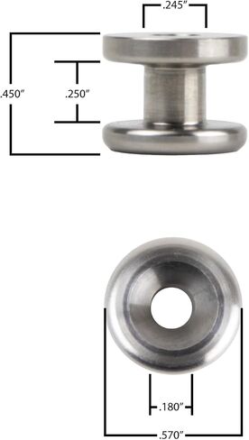 Stainless Steel Shock Cord Knobs - Boat Cover Tie Down in Saudi Arabia