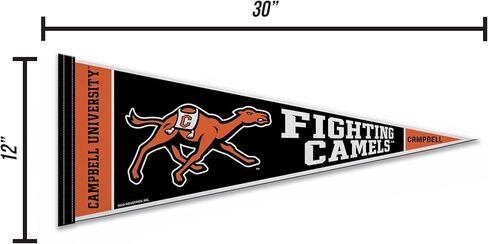 Rico Industries NCAA Campbell Fighting Camels 12 "× 30" in Saudi Arabia