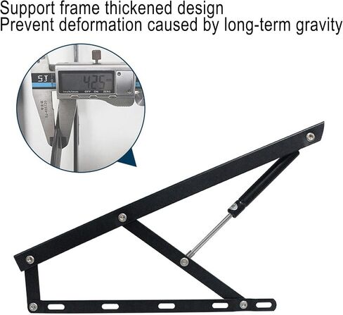 Bed Storage Lift Kit 2Pcs Lifting Springs Mechanism,60/80/90/100/110/120cm DIY Hardware Sofa Hinge, Accessories in Kuwait