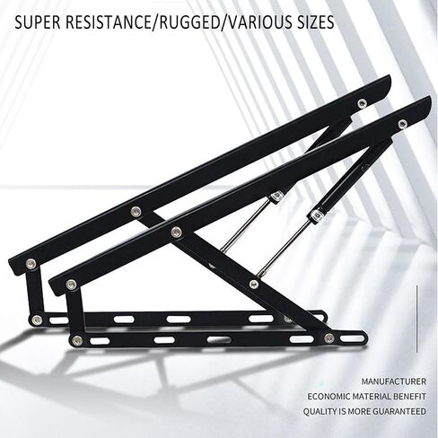 Bed Storage Lift Kit 2Pcs Lifting Springs Mechanism,60/80/90/100/110/120cm DIY Hardware Sofa Hinge, Accessories in Kuwait