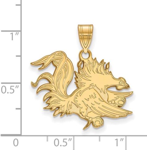 South Carolina Large (3/4 Inch) Pendant (Gold Plated) in Saudi Arabia