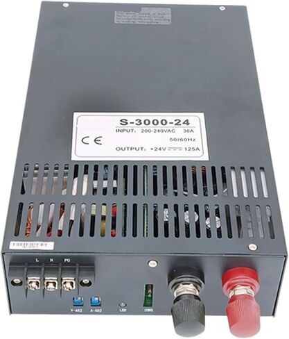 2000W 2500W 3000W Switching Power Supply 0-12V 24V 36V 48V 60V 80V 110V 220V 300V 400V AC-DC الجهد القابل للتعديل (0-15V-2500W) in Kuwait