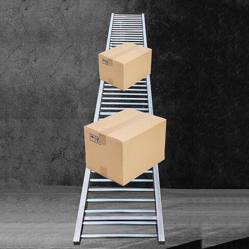 Extra Long Portable Conveyor for Docks & Trucks Folding Rollers Supermarkets Light-Duty Belt Slides Collocatable Roller Roller,Heavy-Duty Foldable Industrial Gravity Conveyor Rail 700Lbs - in Kuwait