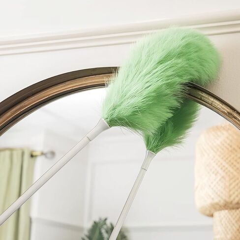 3 Piece Magic Static Duster Set | Electrostatic Dust Attraction | Extendable Handle 10", 26", 42" for High Reach | Washable | for Delicate Items & Hard-to-Reach Spots in Saudi Arabia