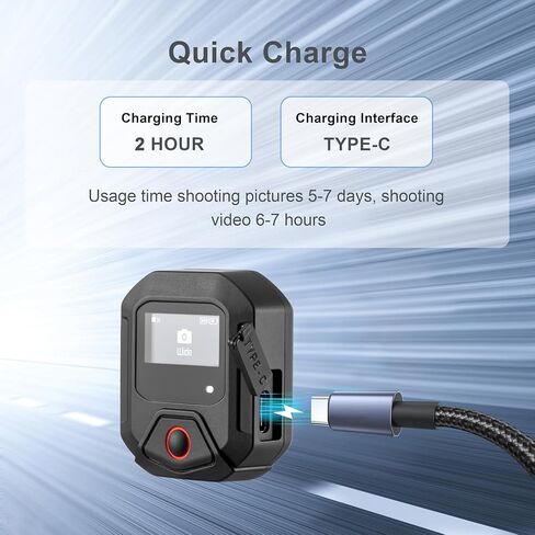 GPS Bluetooth Remote Control for DJI Osmo Action 5 Pro/4 Cameras - 25M Range Smart Camera Controller Action Accessories in Kuwait