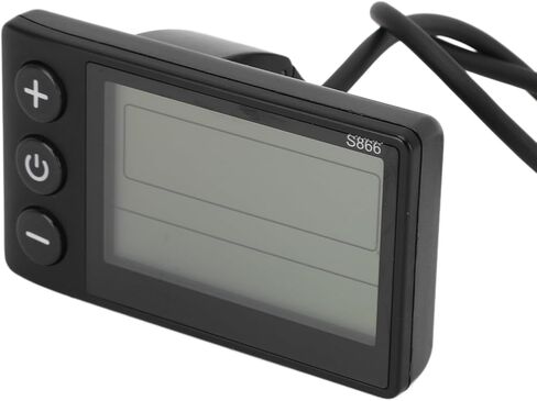 مقياس شاشة LCD الكهربائية ، لوحة التحكم في عداد العرض 48 فولت E مع مجموعة تحويل المكونات للدراجة البخارية الكهربائية 0.9in مقابض in Kuwait