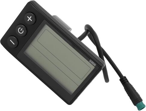 مقياس شاشة LCD الكهربائية ، لوحة التحكم في عداد العرض 48 فولت E مع مجموعة تحويل المكونات للدراجة البخارية الكهربائية 0.9in مقابض in Kuwait