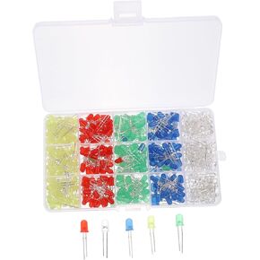 ABOOFAN 500pcs Led Diode Lights -Saving Electronics Components for Projects and Experiments in Kuwait